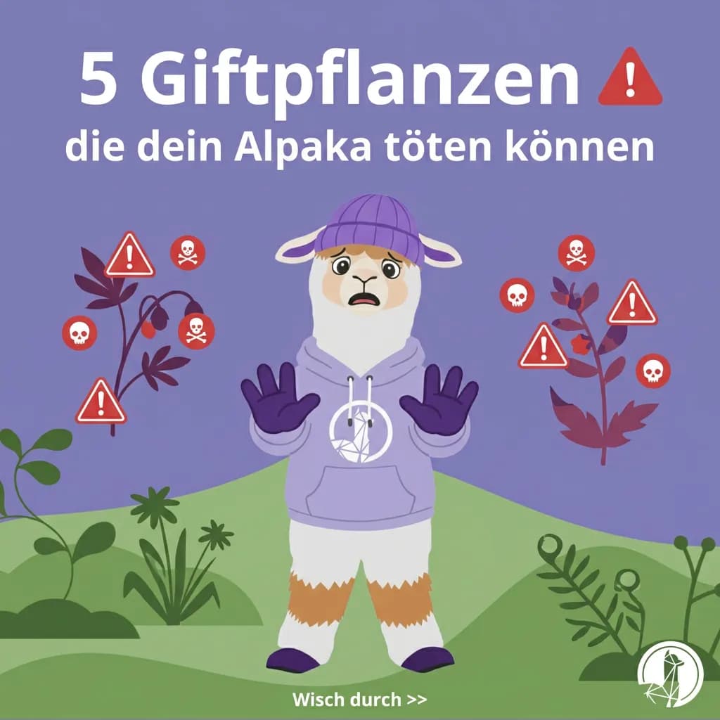 Übersicht der wichtigsten Giftpflanzen für Alpakas und Lamas in der DACH-Region